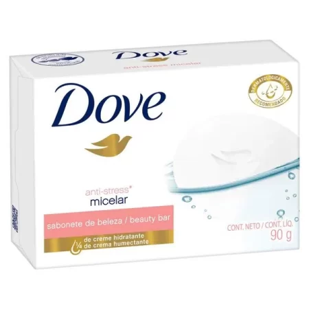 Dove Jabón Soap Bar Anti-Stress Micelar, 90 g / 3.17 oz