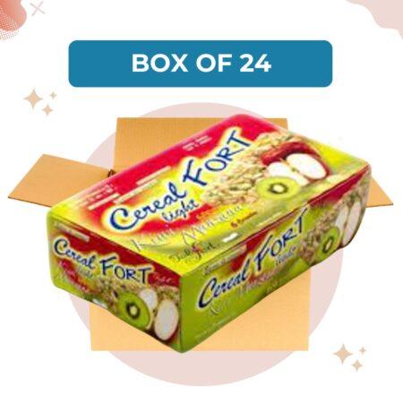 Cereal FORT Cereal Bar by Felfort with Apple & Kiwi BOX OF 24