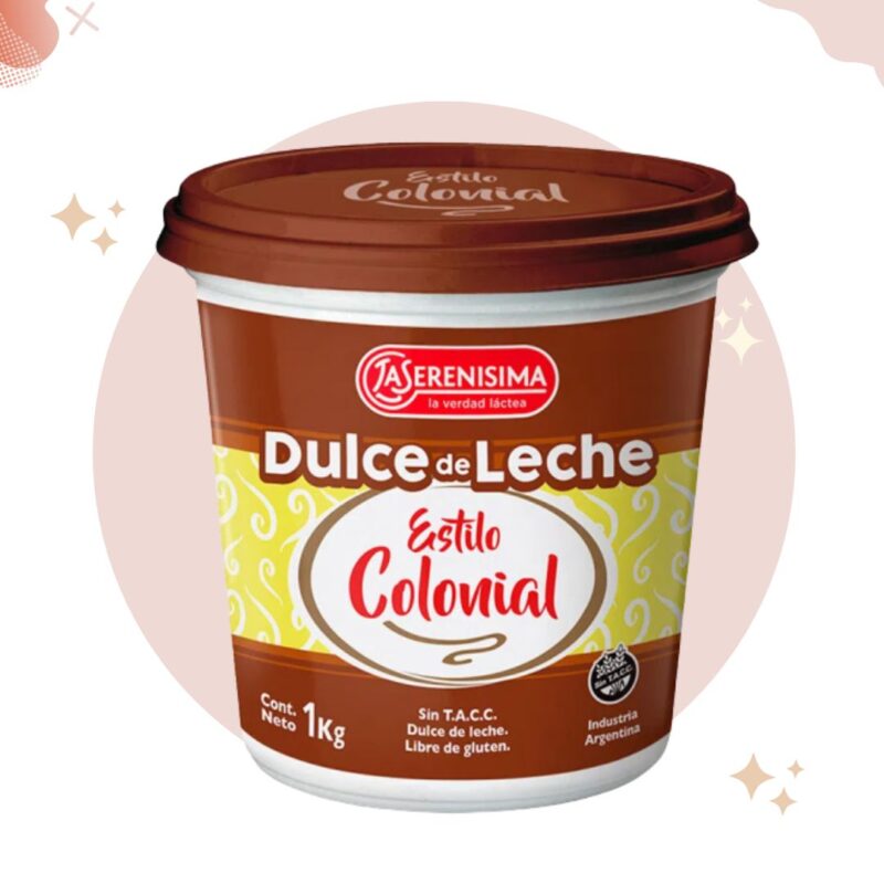 Dulce de Leche La Serenisima Colonial 1kg.