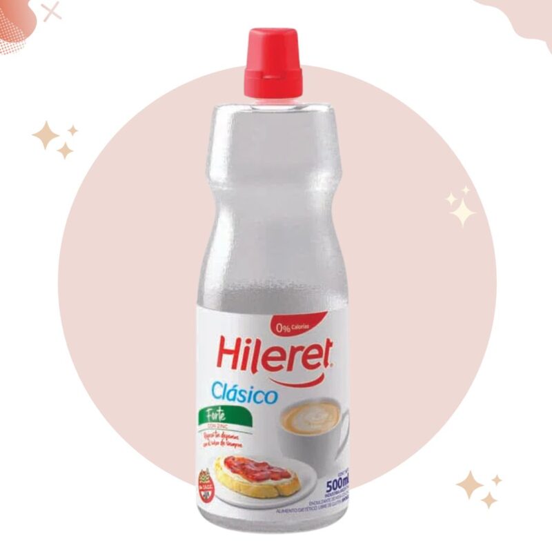 Hileret Classic 1-to-10 Sweetener with Zinc for Hot & Cold Food or Beverages, 500 ml / 16.9 fl oz