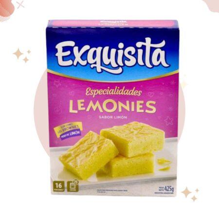 Exquisita Lemonies Cake Soft & Smooth Bizcochuelo Ready to Bake Just Add Eggs, Milk & Bake!, 425 box