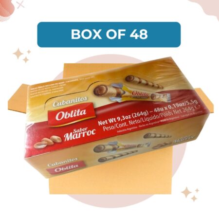 Oblita Cubanitos with Marroc Filling, 5.5 g / 0.19 oz Box of 48)