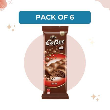 CHOCOLATE COFLER AIR WITH MILK 100G (PACK OF 6)