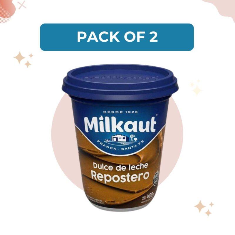 Milkaut Dulce de Leche Repostero Thicker 400g. (PACK OF 2)