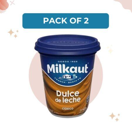 MILKAUT Dulce de leche Clásico Milkaut 400g.(PACK OF 2)