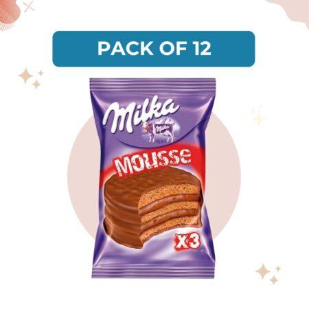 ALFAJOR TRIPLE COOKIE WITH CHOCOLATE MOUSSE, 55 G. (PACK OF 12)