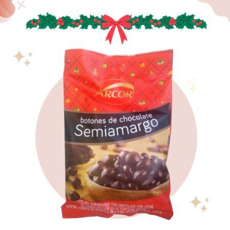 BOTONES DE CHOCOLATE SEMIAMARGO
